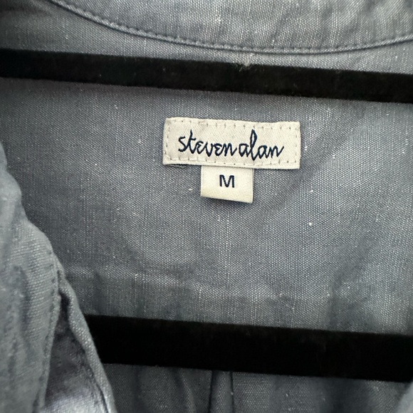 Steven Alan Chambray Button Down Sz M - Picture 2 of 3